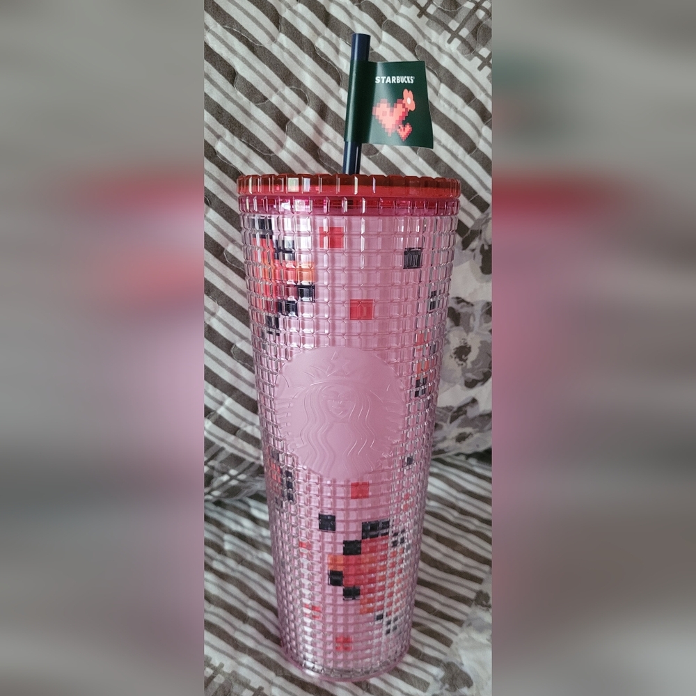 ❤️ Starbucks 2025 Valentine's Day Venti Cold Cup Tumbler NWT